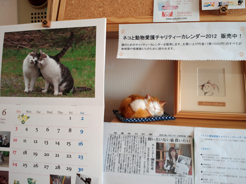 ネコと動物愛護チャリティーカレンダー2012